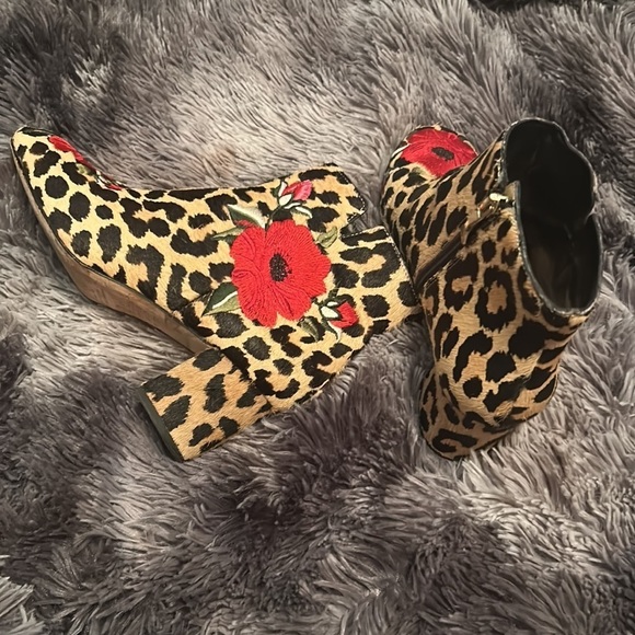 kate spade Shoes - Kate Spade Langton Cow Hair Leopard Booties
